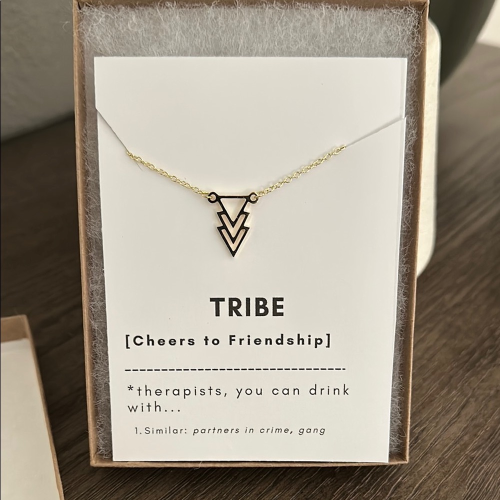 Gold Geometric Pendant Necklace